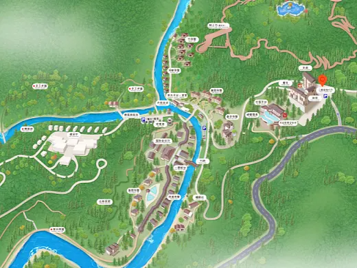 黄圃镇结合景区手绘地图智慧导览和720全景技术，可以让景区更加“动”起来，为游客提供更加身临其境的导览体验。